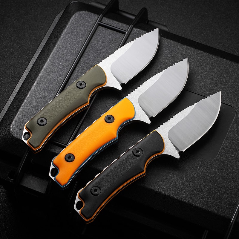 Compact Fixed Blade Camping Knife with Sheath