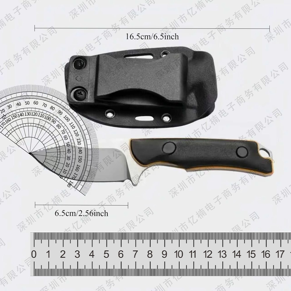 Compact Fixed Blade Camping Knife with Sheath