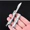 Mini Stainless Steel Folding Utility Knife With Bottle Opener 3