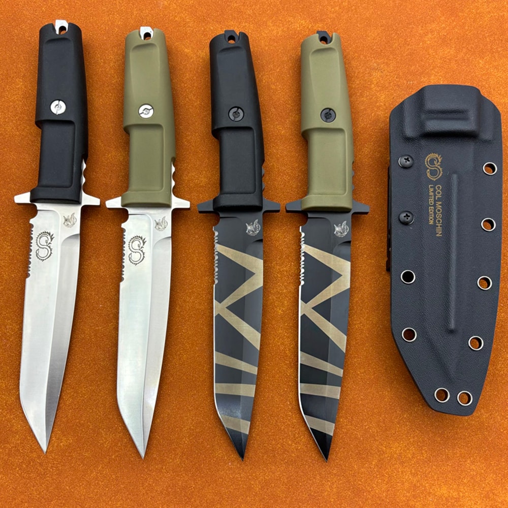 Desert Style Fixed Blade Outdoor Knife for Camping, Collection and Wilderness Gear