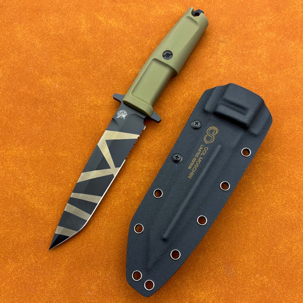 Desert Style Fixed Blade Outdoor Knife for Camping, Collection and Wilderness Gear