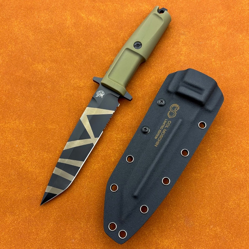 Desert Style Fixed Blade Outdoor Knife for Camping, Collection and Wilderness Gear