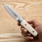 Fixed Blade Outdoor Knife with Mirror Polish Finish