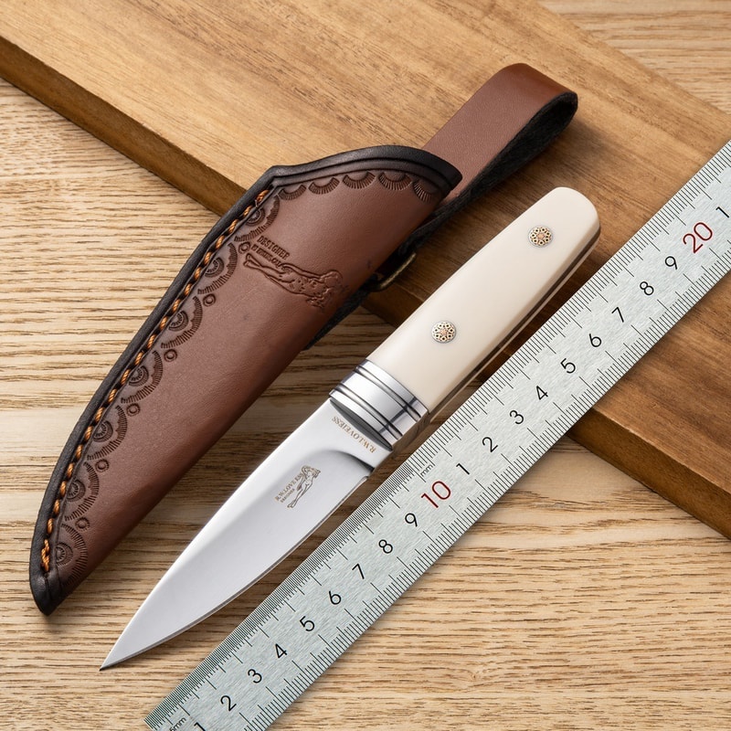 Fixed Blade Outdoor Knife with Mirror Polish Finish