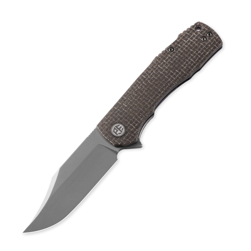 Petrified Fish Victor Pocket Knife With Steel Blade And Micarta Handle 11