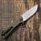 Petrified Fish Steel Folding Knife With Grip 0
