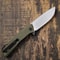 Petrified Fish Steel Folding Knife With Grip 0