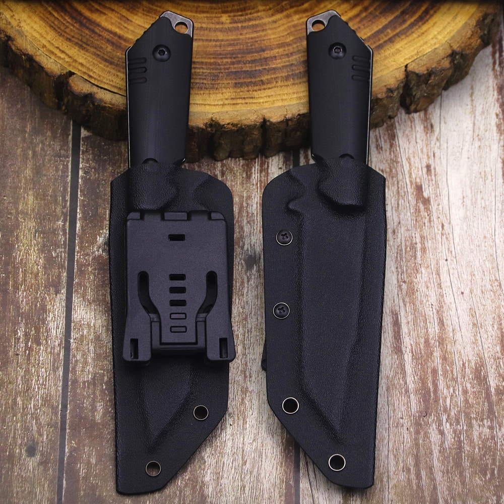 Outdoor Fixed Blade Camping Knife With Protective Sheath For Hunting 2