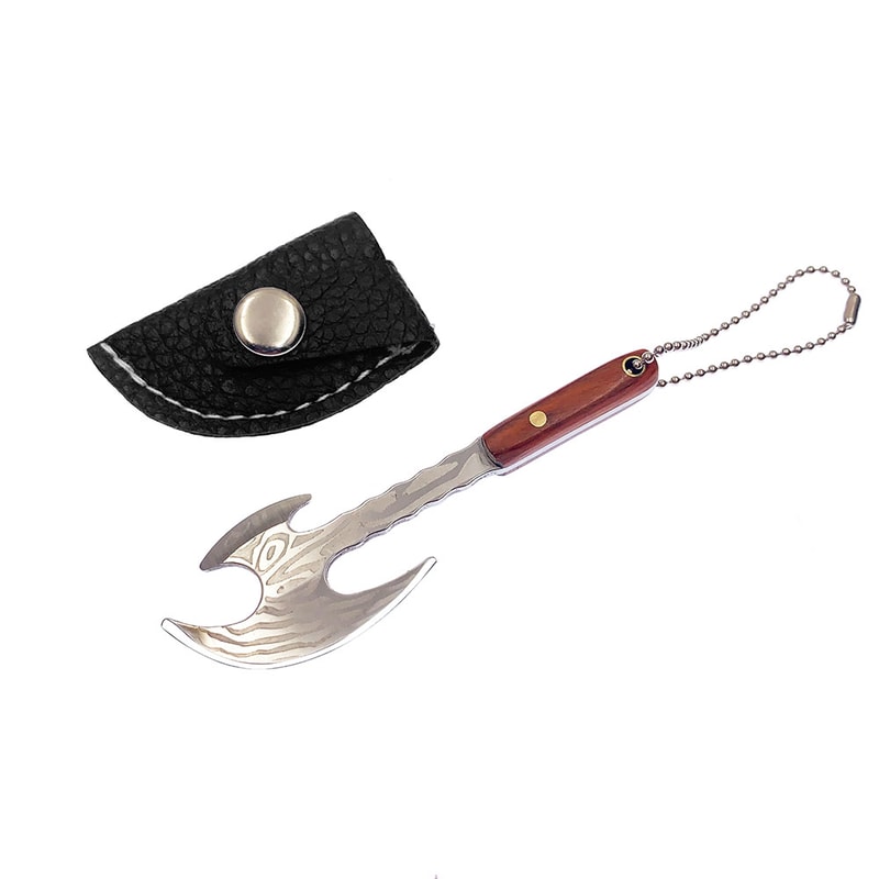 Mini Keychain Camping Axe Stainless Steel Utility Tool