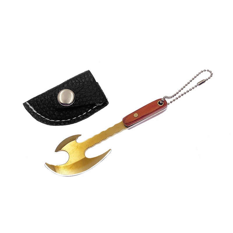 Mini Keychain Camping Axe Stainless Steel Utility Tool