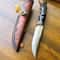 Handle Drop Point Camping Knife for Hunting and Outdoor Utility