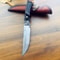 Handle Drop Point Camping Knife for Hunting and Outdoor Utility