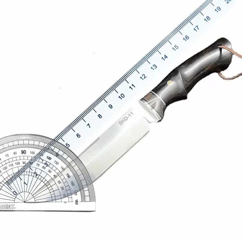 Handle Drop Point Camping Knife for Hunting and Outdoor Utility