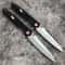 Tanto Folding Knife with Grip for Camping and Outdoor Carry