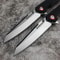 Tanto Folding Knife with Grip for Camping and Outdoor Carry