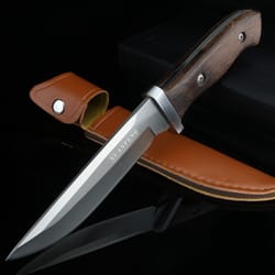heavy duty outdoor survival knife fixed blade hunting & camping knife