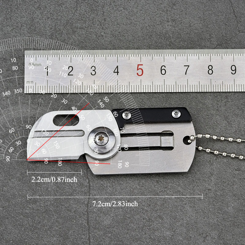 Premium Titanium Folding Knife Compact Outdoor & Self Defense Tool