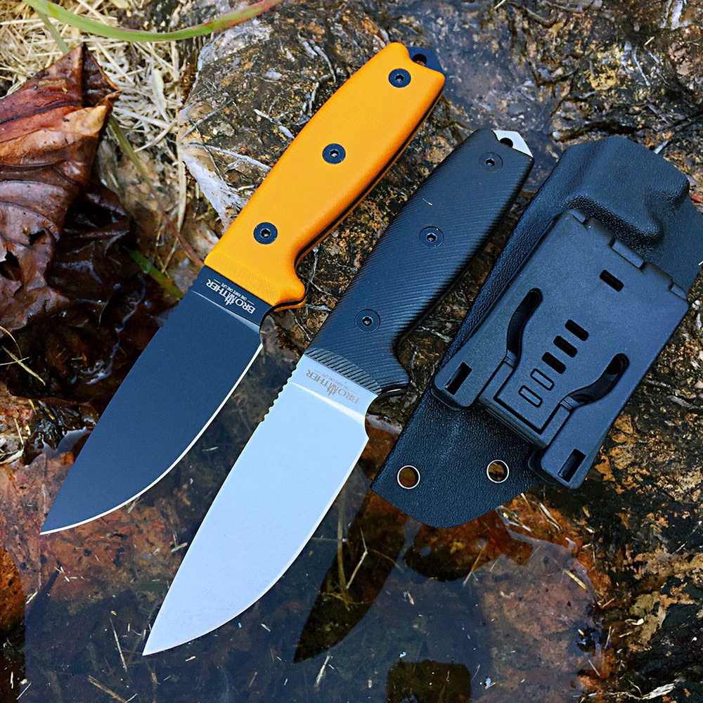 Brother Bushcraft Knife Sharp Fixed Blade Hunting & Outdoor Tool