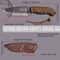 Fixed Blade Hunting Knife with Linen Handle for Outdoor Survival & Camping