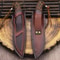 Fixed Blade Hunting Knife with Linen Handle for Outdoor Survival & Camping