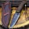Fixed Blade Hunting Knife with Linen Handle for Outdoor Survival & Camping