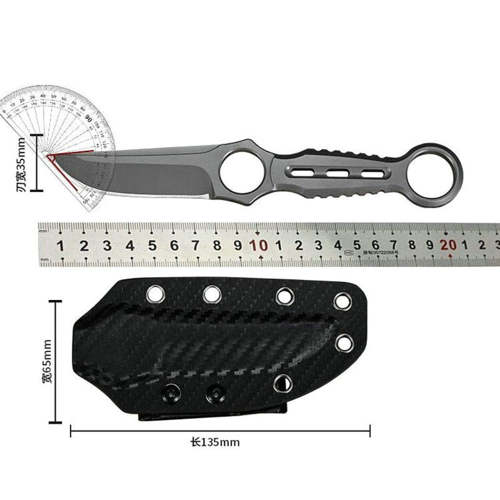 Premium Hunting & Survival Knife with Kydex Sheath