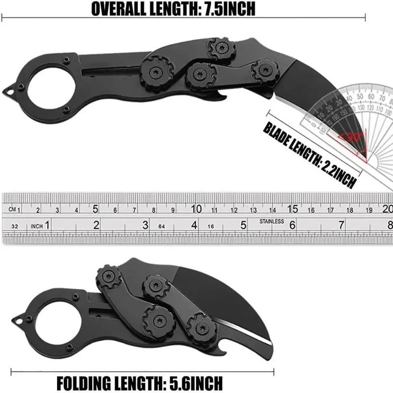 Tactical Outdoor Folding Knife Durable Pocket Knife For Survival Everyday Use 5