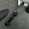 TrekMaster Fixed Blade Camping Knife Blade Outdoor Survival Knife with Nylon Handle & Sheath