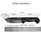 TrekMaster Fixed Blade Camping Knife Blade Outdoor Survival Knife with Nylon Handle & Sheath