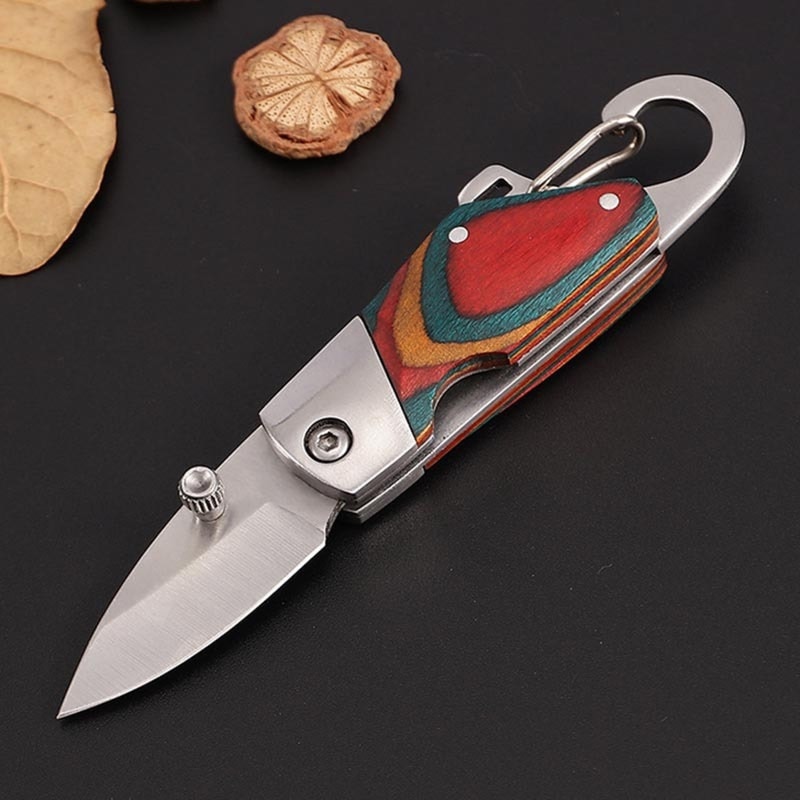 Mini Stainless Steel Pocket Knife Sharp Folding Knife For Camping Outdoor Use 0