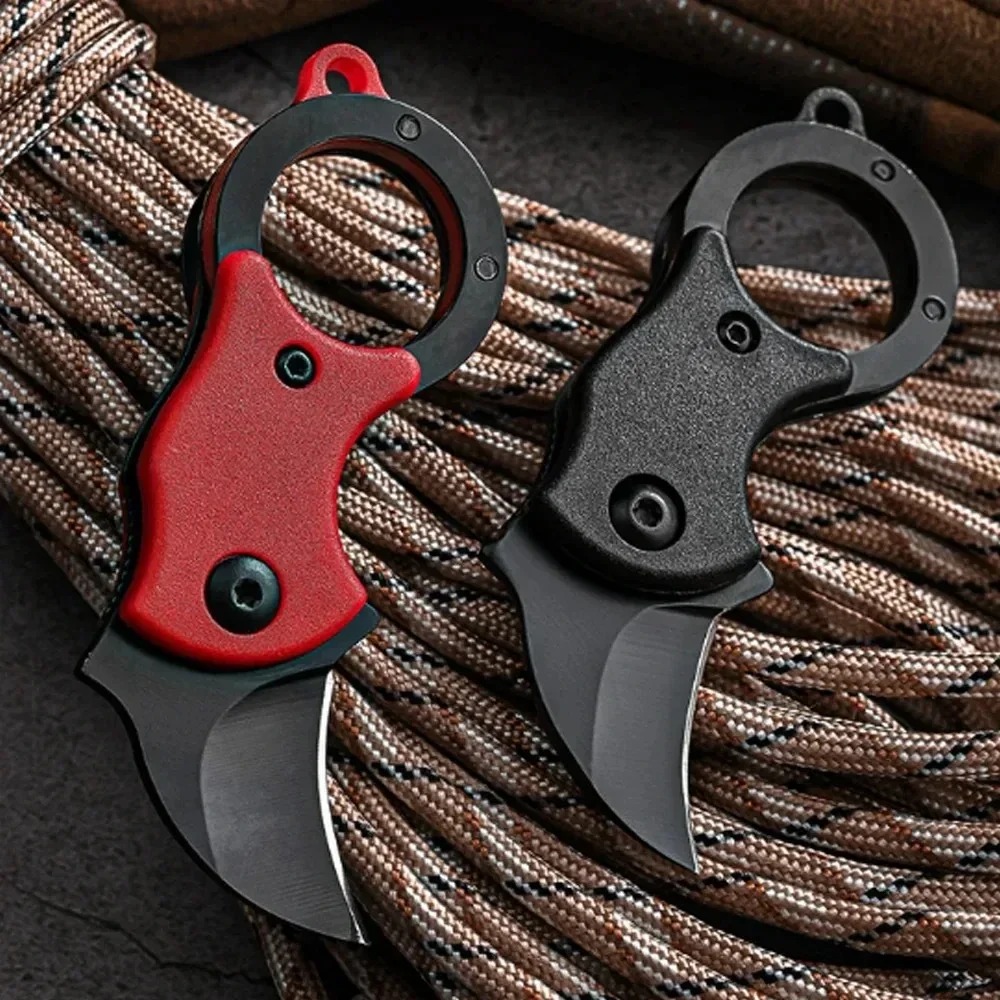 Ultra Compact Stainless Steel Keychain Pocket Knife Mini Knife For Camping Everyday Carry 1