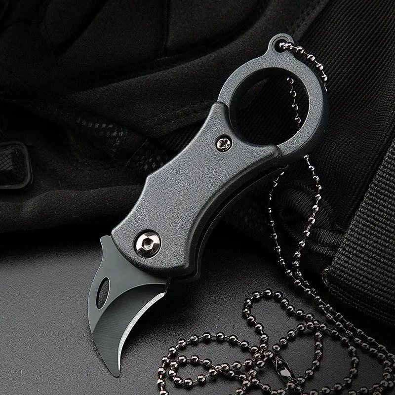 Ultra Compact Stainless Steel Keychain Pocket Knife Mini Knife For Camping Everyday Carry 2