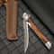 Premium Damascus Folding Knife Quick Open Outdoor Pocket Knife