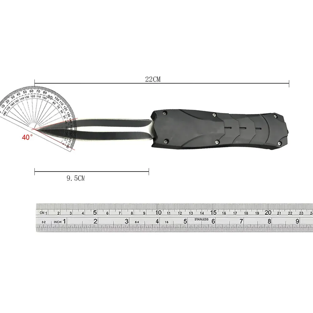 Outdoor Folding Knife Durable Multifunctional Survival Pocket Knife for Camping & Fishing