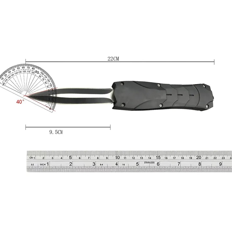 Outdoor Folding Knife Durable Multifunctional Survival Pocket Knife for Camping & Fishing