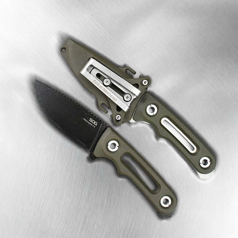Provider Full Tang Survival Knife with Sheath Outdoor Hunting Knife