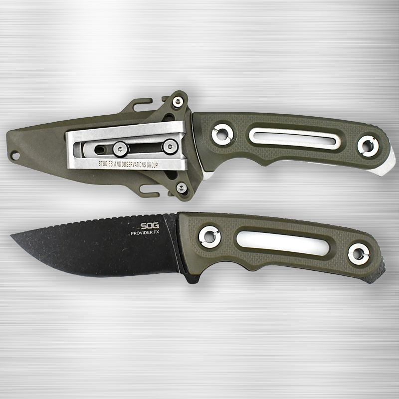 Provider Full Tang Survival Knife with Sheath Outdoor Hunting Knife