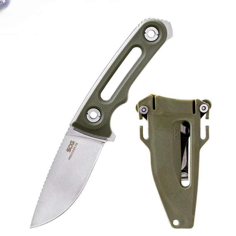 Provider Full Tang Survival Knife with Sheath Outdoor Hunting Knife