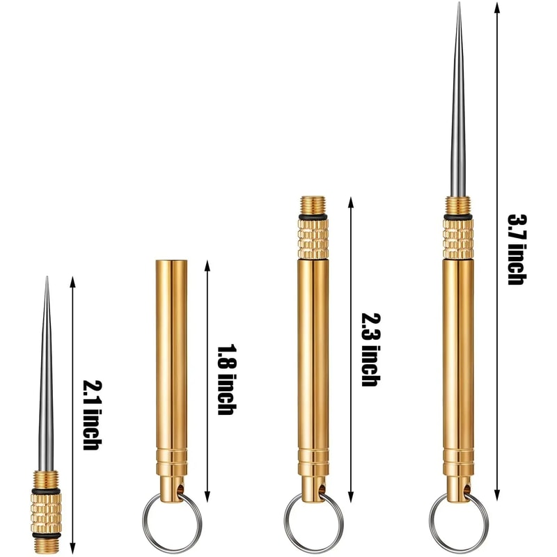 Titanium Toothpick Portable Reusable Metal Fruit Pick