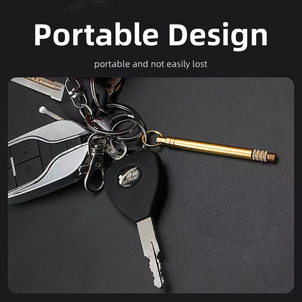 Titanium Toothpick Portable Reusable Metal Fruit Pick