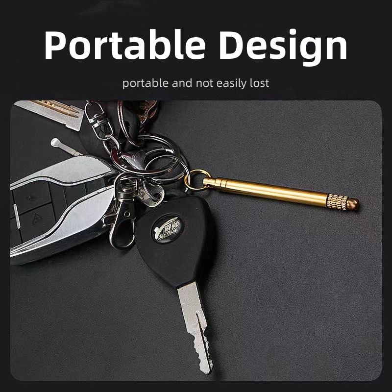 Titanium Toothpick Portable Reusable Metal Fruit Pick