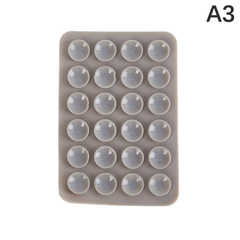 Suction Cup Wall Stand Mat Multifunctional Silicone Suction Phone Holder Square AntiSlip SingleSid