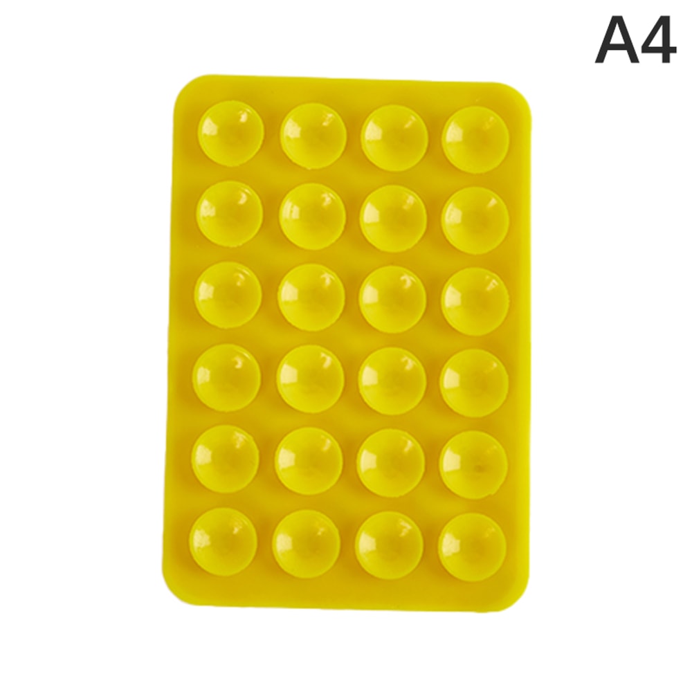 Suction Cup Wall Stand Mat Multifunctional Silicone Suction Phone Holder Square AntiSlip SingleSid