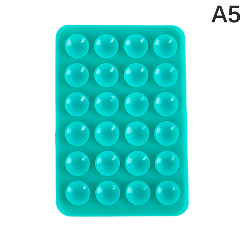Suction Cup Wall Stand Mat Multifunctional Silicone Suction Phone Holder Square AntiSlip SingleSid