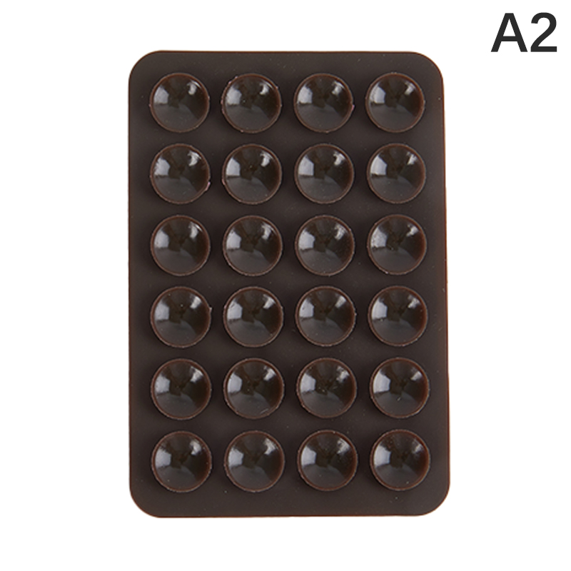 Suction Cup Wall Stand Mat Multifunctional Silicone Suction Phone Holder Square AntiSlip SingleSid