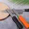 Portable Double Sided Diamond Knife Sharpener For Kitchen And Pocket Blades 0