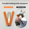 Portable Double Sided Diamond Knife Sharpener For Kitchen And Pocket Blades 1