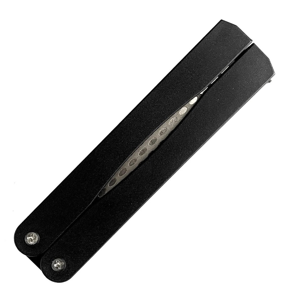 Portable Double Sided Diamond Knife Sharpener For Kitchen And Pocket Blades 5
