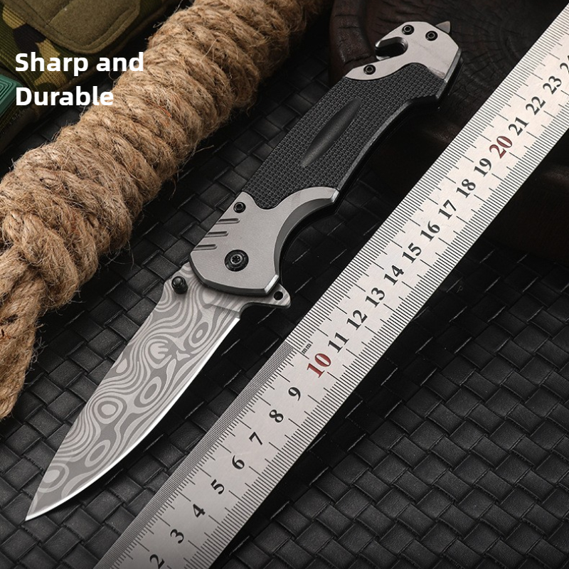 Tactical Folding Knife Sharp Stainless Steel Pocket Knife For Outdoor Camping 0