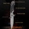 Tactical Folding Knife Sharp Stainless Steel Pocket Knife For Outdoor Camping 1